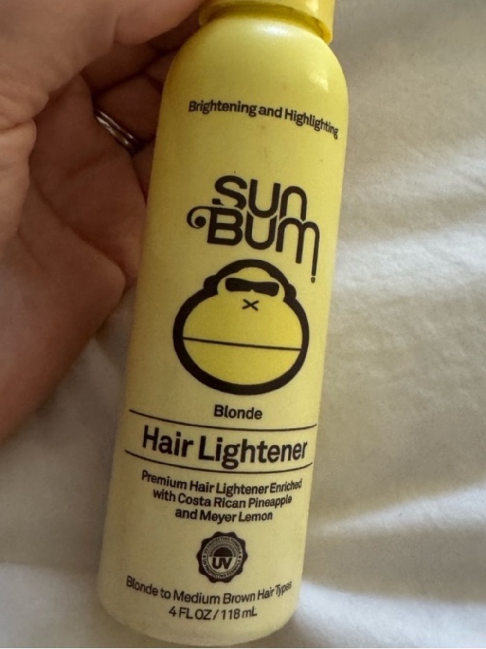 Sum Bum Blonde Hair Lightener Spray with Costa Rican Pineapple & Meyer Lemon NEW